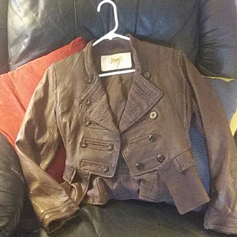 Leather jacket